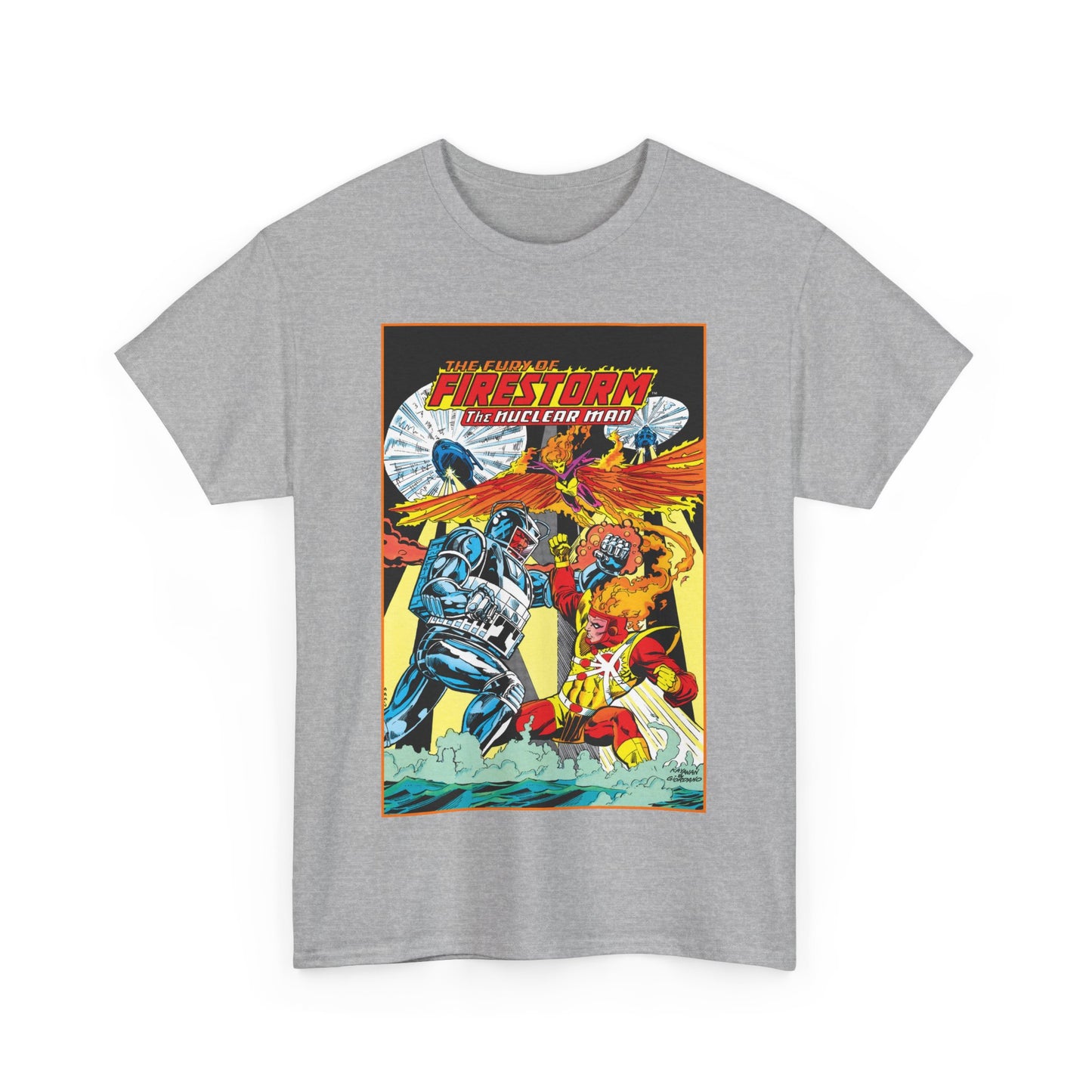 Fury of Firestorm T-Shirt - DC Comics - Firehawk, Tokamak - Annual #1 Art