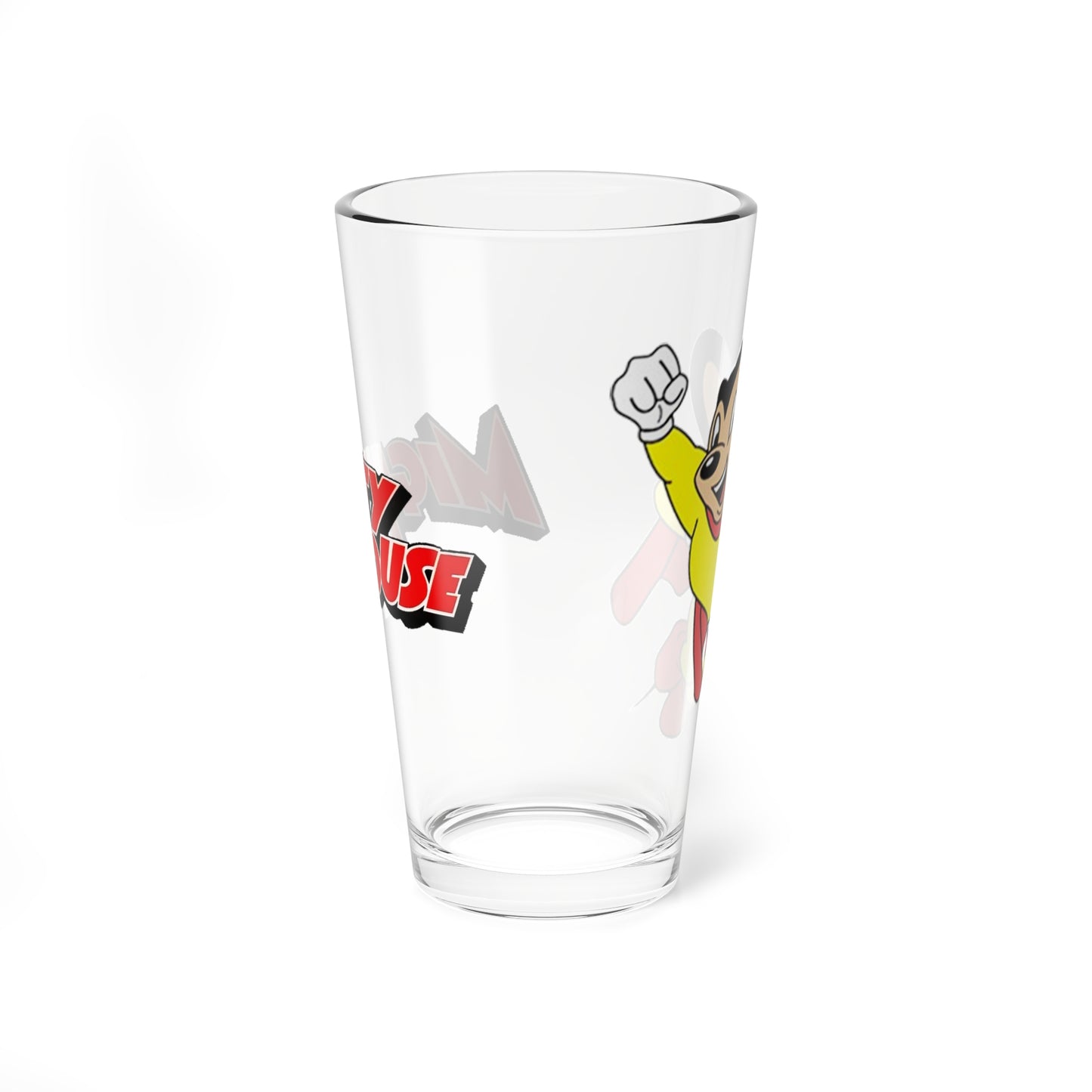 Mighty Mouse Pint Glass, 16oz - Terrytoons - Classic Cartoon Character