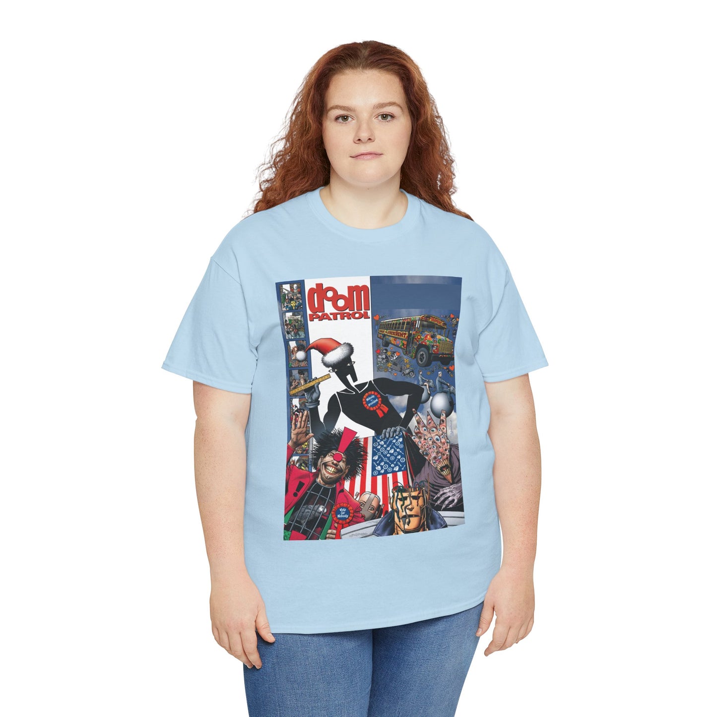 Doom Patrol T-Shirt - Brian Bolland Art - Mr Nobody For President - DC Comics/Vertigo Cover Artwork
