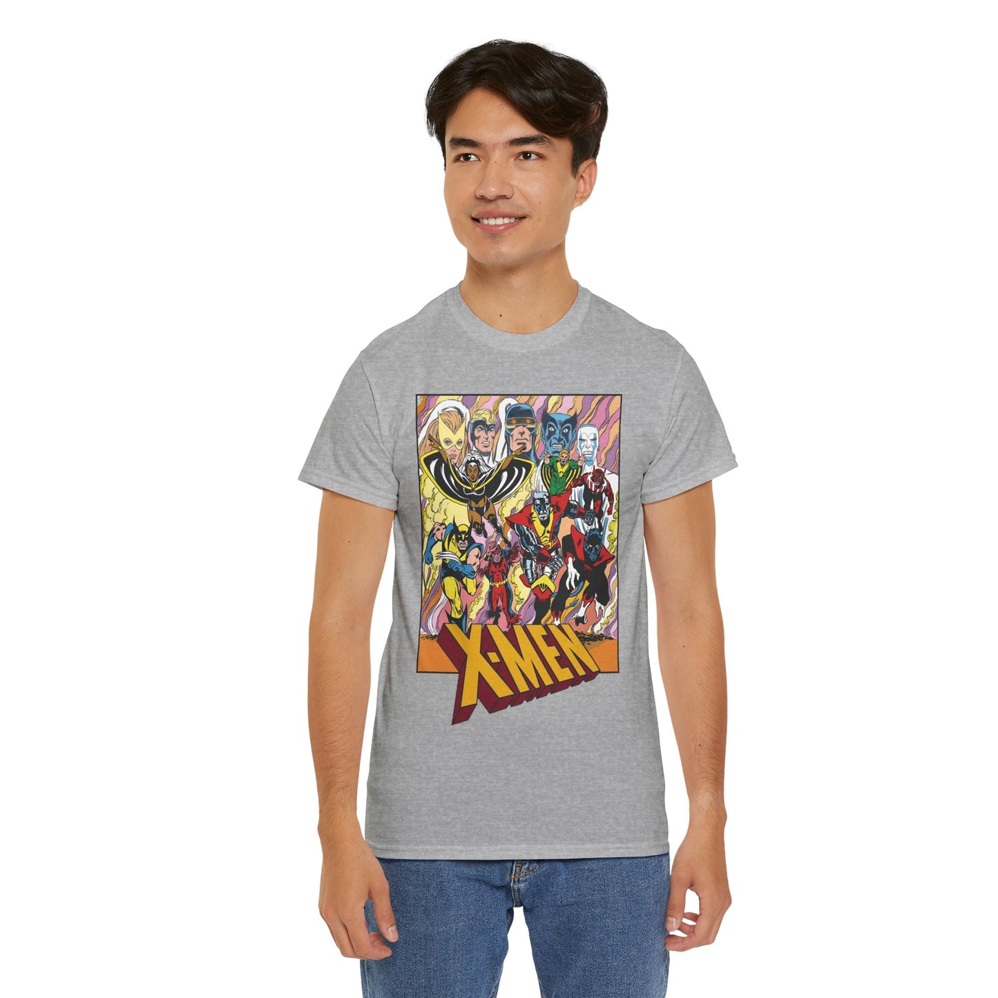 Uncanny X-Men T-Shirt - Dave Cockrum Art - Cyclops, Nightcrawler, Storm, Wolverine, Thunderbird - Marvel Comics