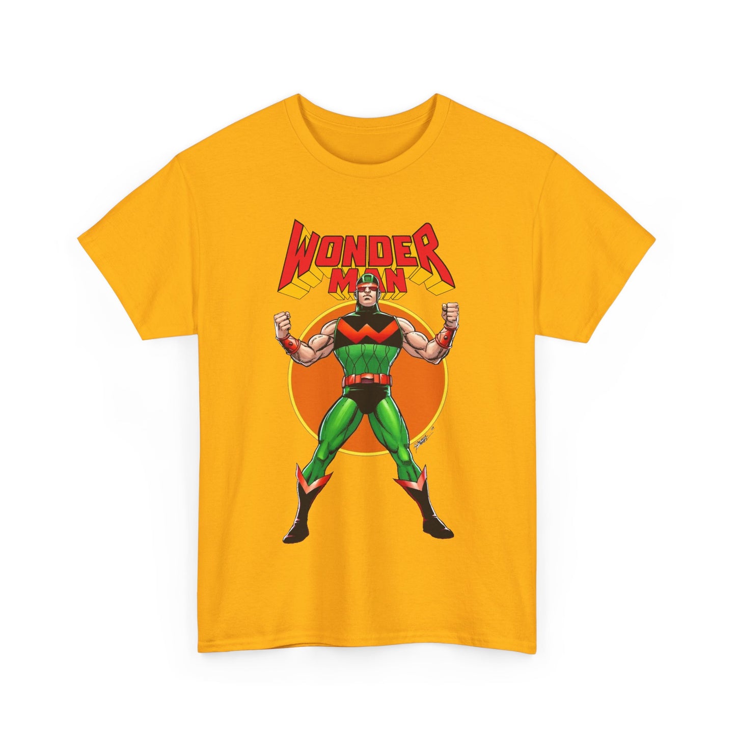 Wonder Man T-Shirt - Classic George Perez Art - Simon Williams, Avengers Member - Popular Marvel Comics Character