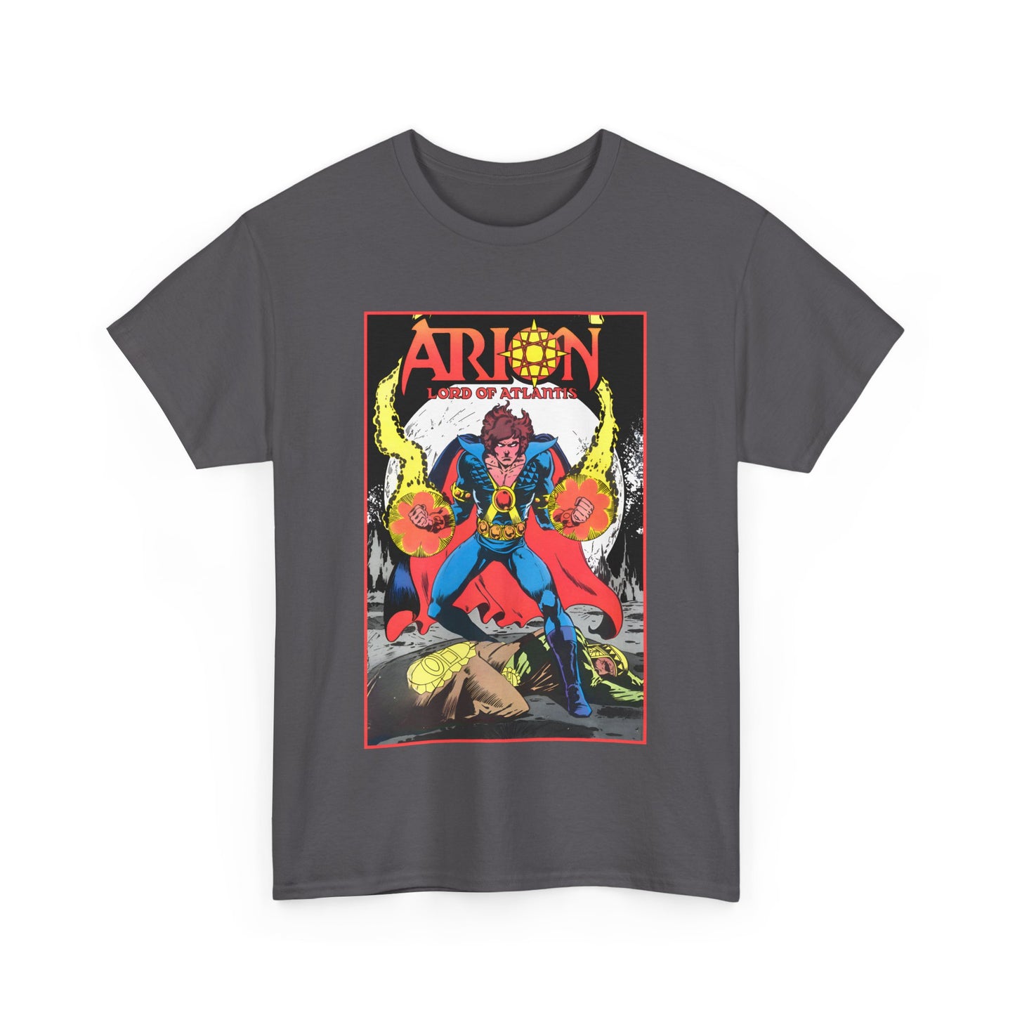 Arion, Lord of Atlantis T-Shirt - Jan Duursema Art - Atlantis Wizard - Lord of Order - Lord High Mage - DC Comics