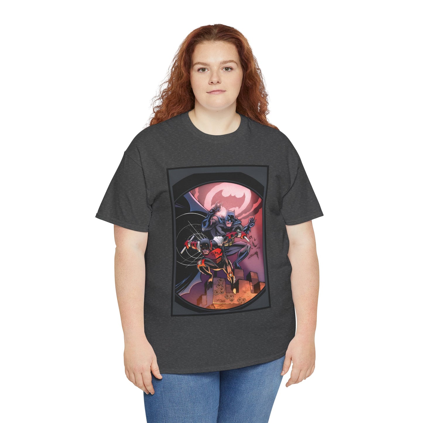 Batman & Daredevil T-Shirt - Scott McDaniel Art - DC Comics & Marvel Comics