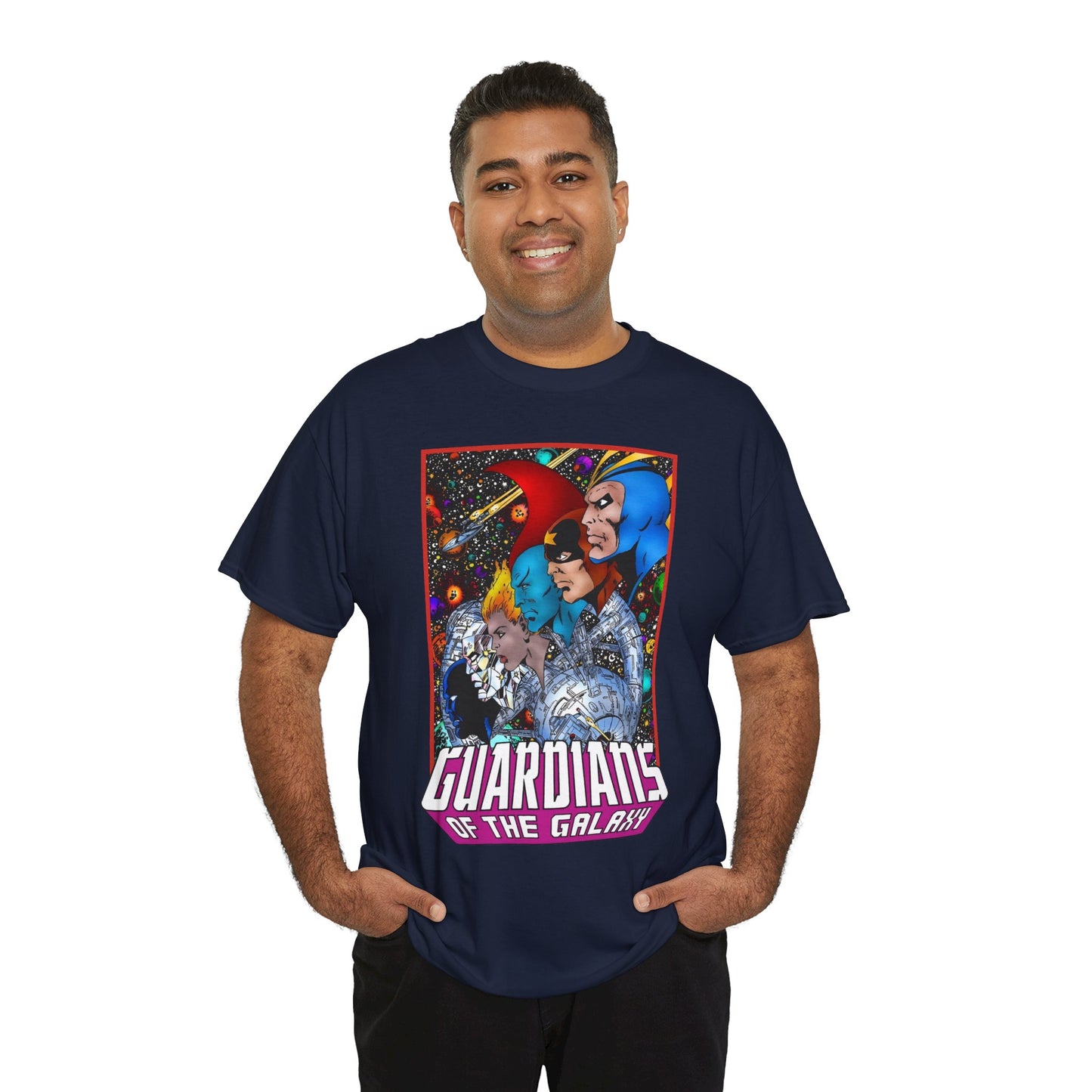Guardians of the Galaxy T-Shirt - George Perez Art - Starhawk, Yondu, Vance Astro - Marvel Comics