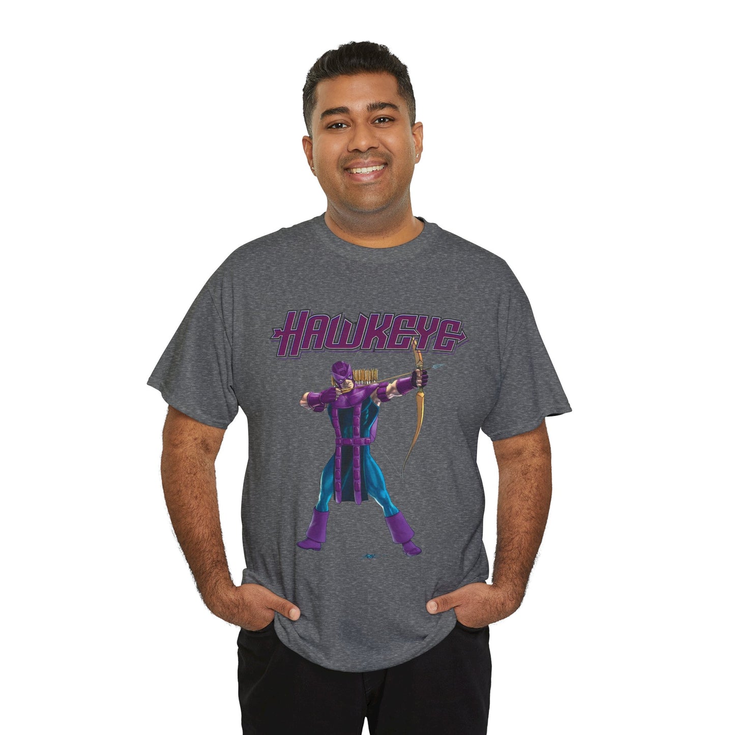 Hawkeye T-Shirt - George Perez Art - Avengers Member/Leader - Clint Barton - Popular Marvel Comics Character