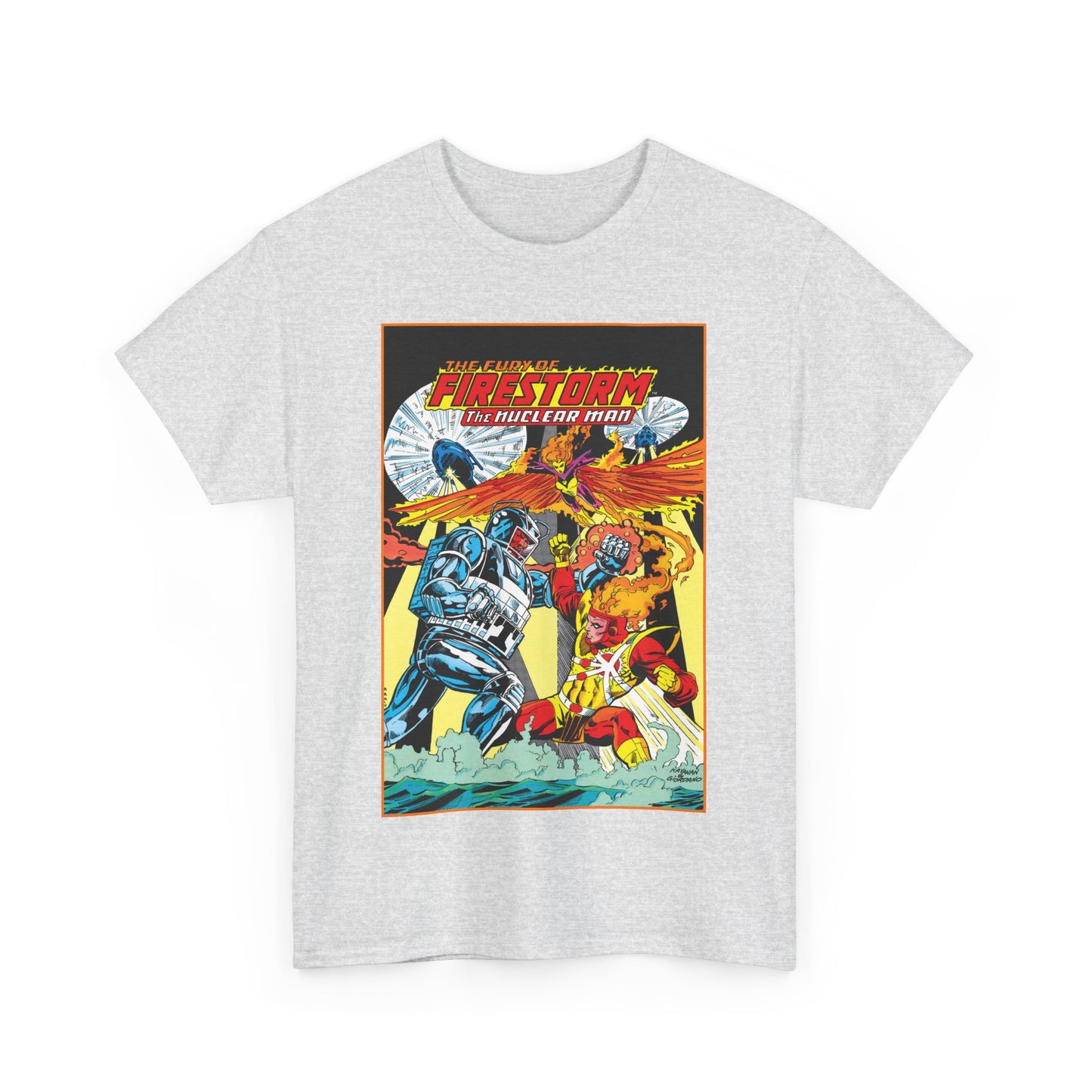Fury of Firestorm T-Shirt - DC Comics - Firehawk, Tokamak - Annual #1 Art