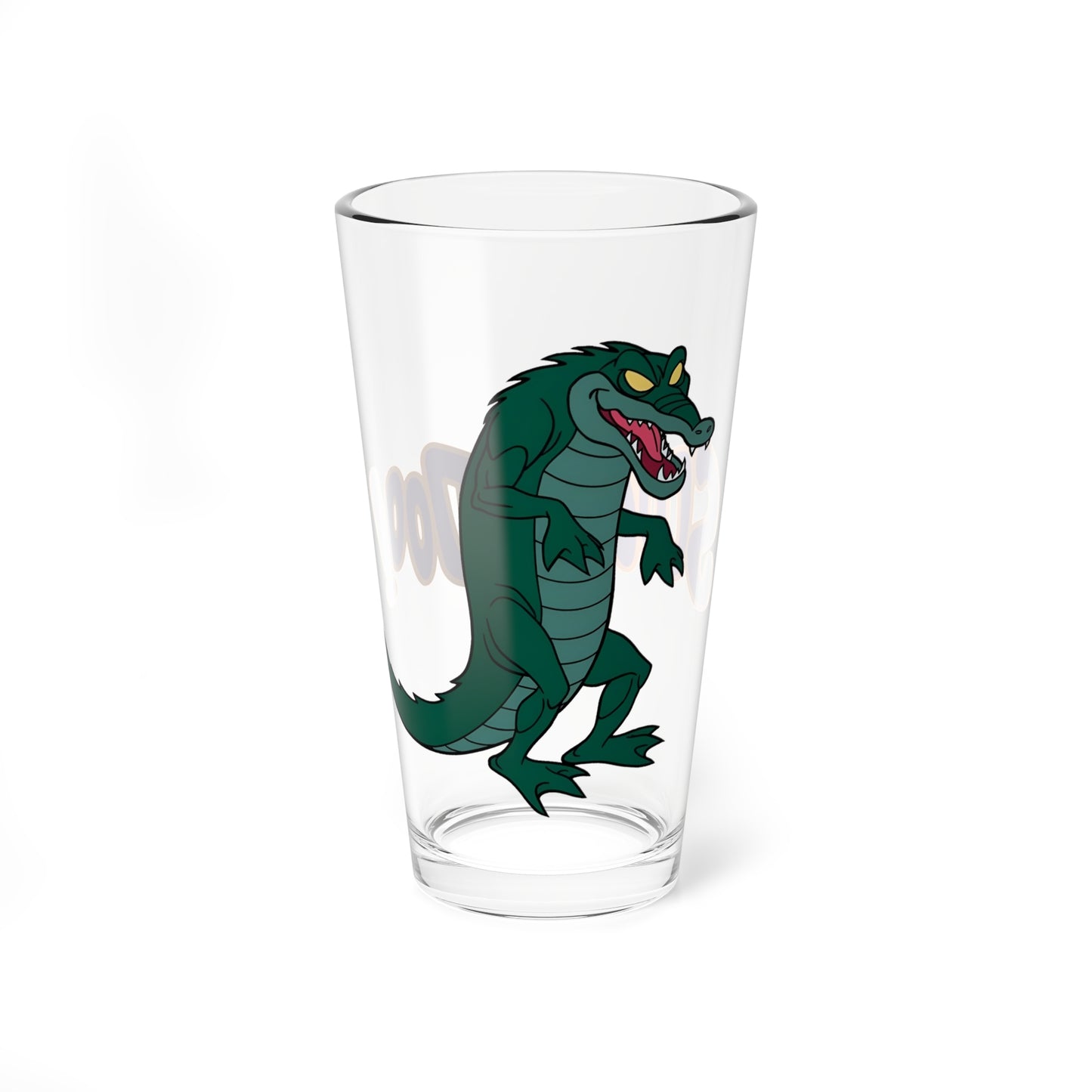 Ghost of the Gator Ghoul Pint Glass, 16oz - Scooby Doo Villain - Hanna-Barbera Saturday Morning Cartoon - The Gruesome Game of the Gator Ghoul