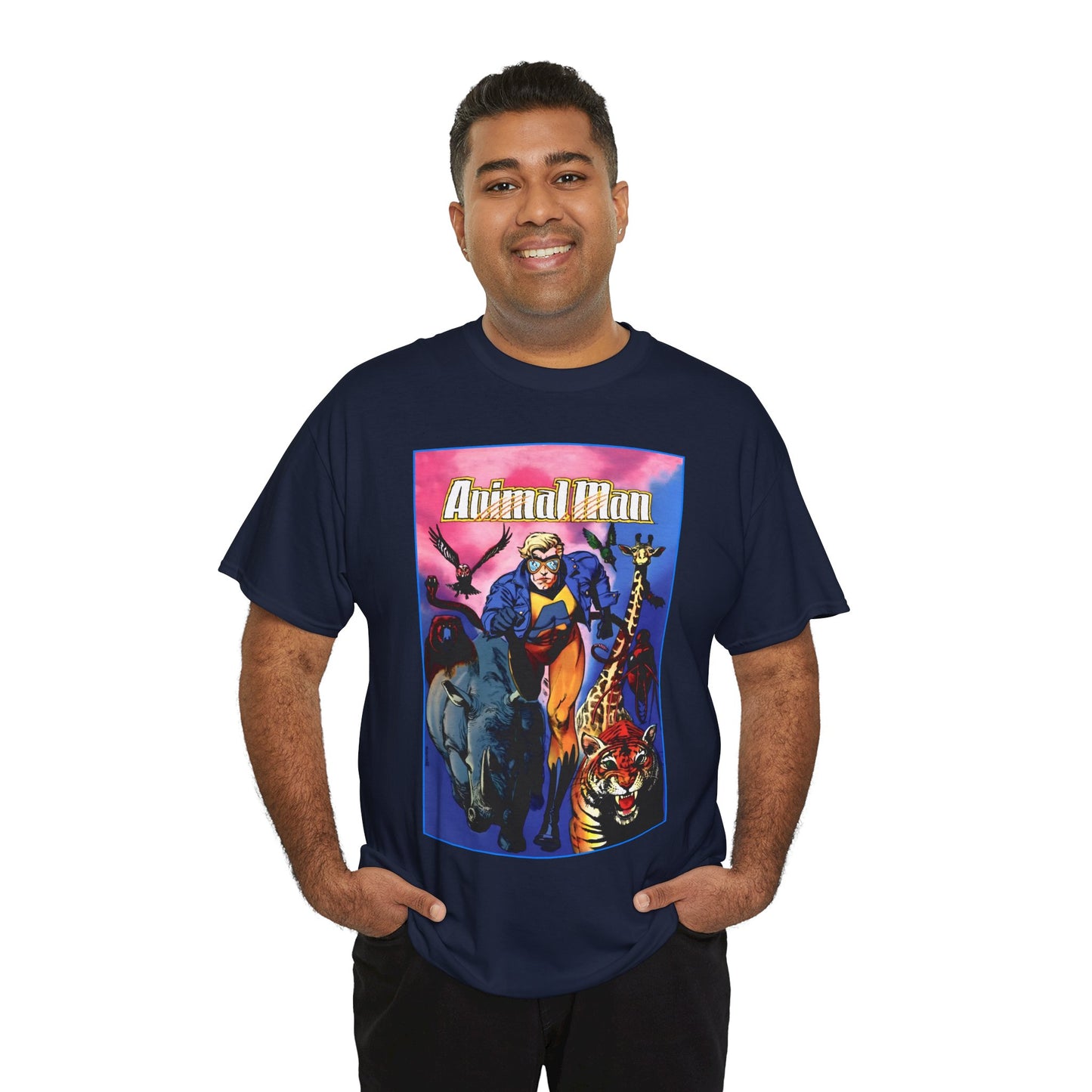 Animal Man T-Shirt - Brian Bolland Art - #1 Cover Art - Buddy Baker - DC Comics, Vertigo Comics