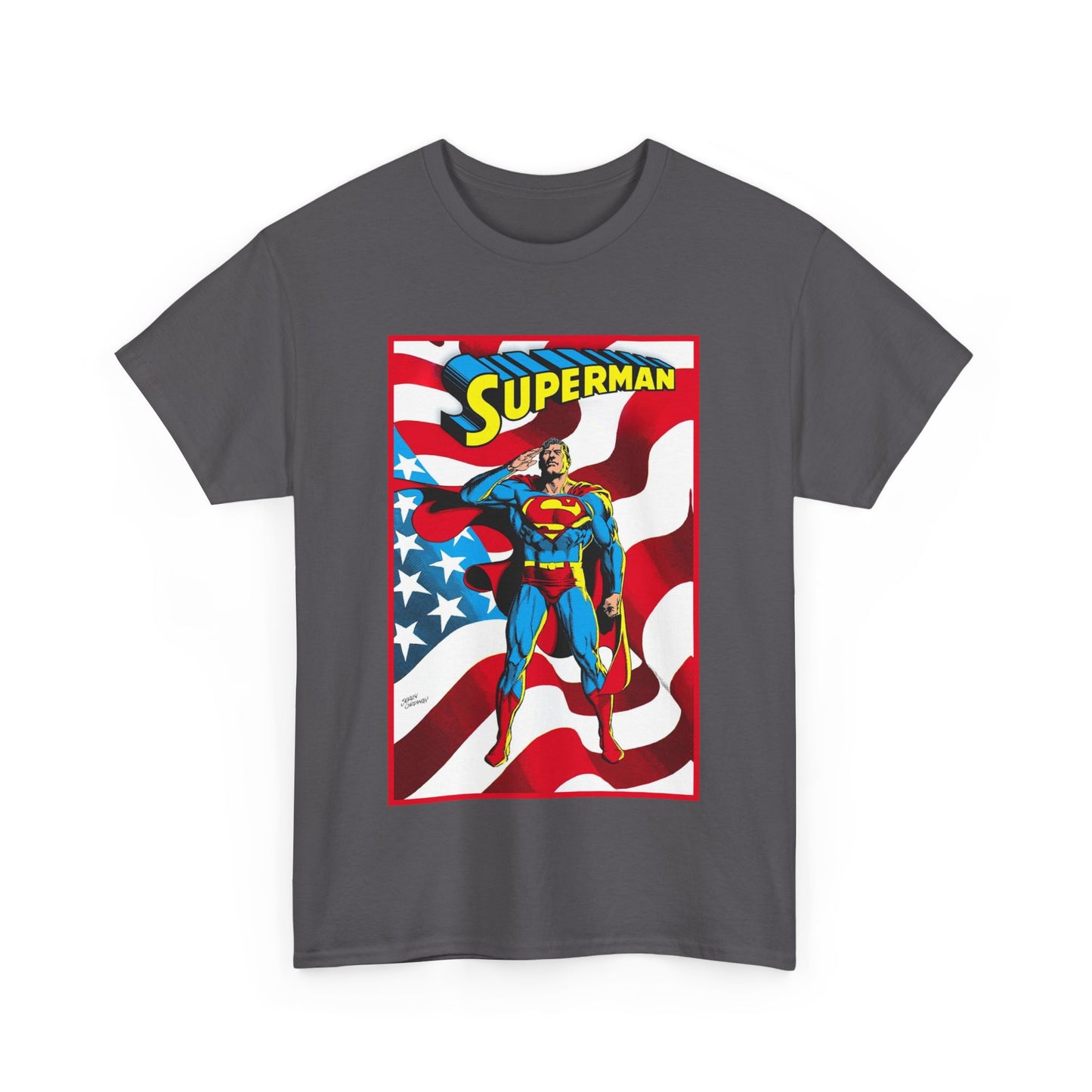 Superman T-Shirt - Jerry Ordway Art - Man of Steel, Metropolis - DC Comics
