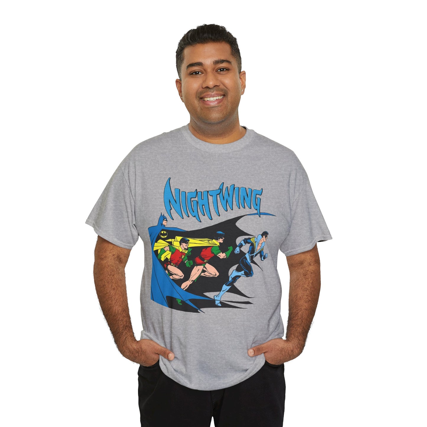 Nightwing T-Shirt - George Perez Art - Batman, Bruce Wayne, Robin, Dick Grayson - New Teen Titans Leader - DC Comics