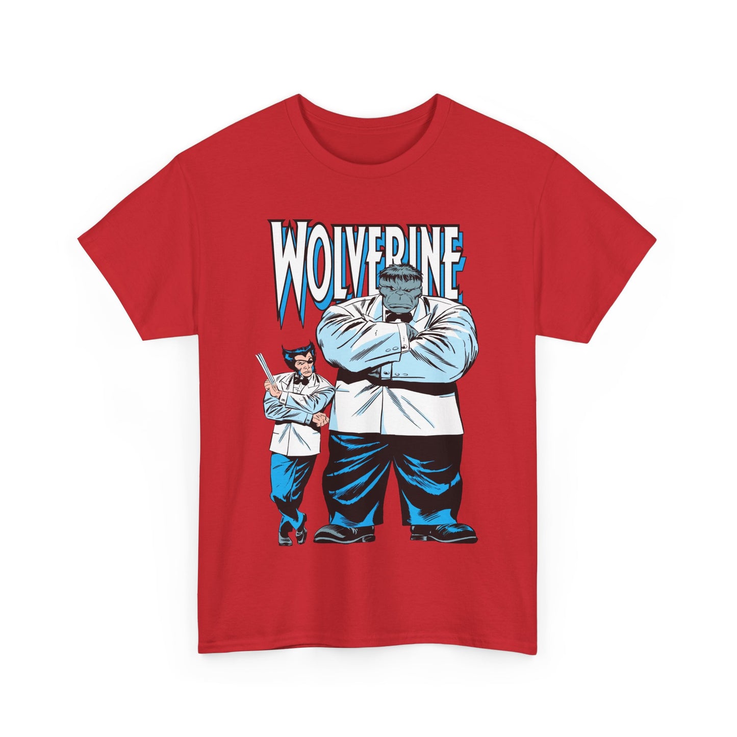 Wolverine & Hulk T-Shirt - Patch & Joe Fix-It - John Buscema Art - Logan in Madripoor - X-Men Character in Solo Adventure - Marvel Comics