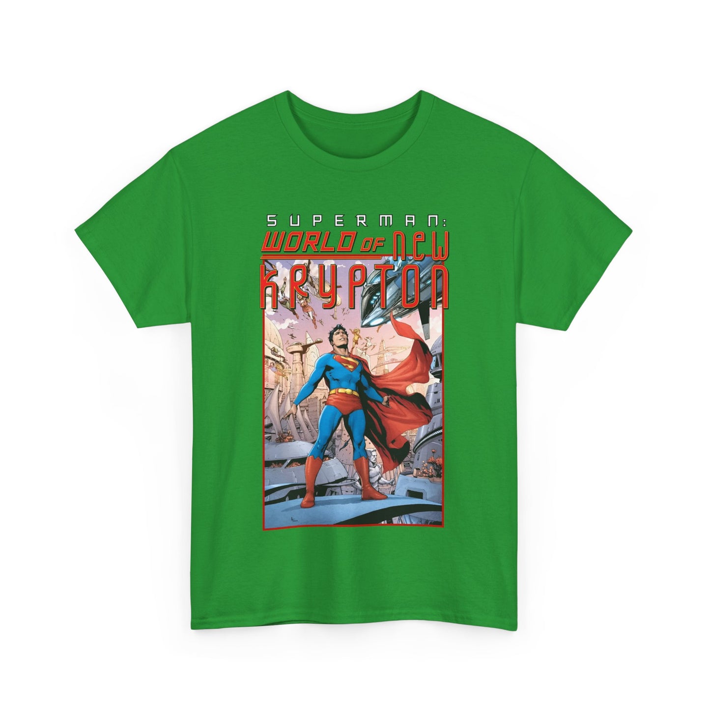 Superman World of New Krypton T-Shirt - Gary Frank Art - Popular DC Comics Storyline - Kal-El