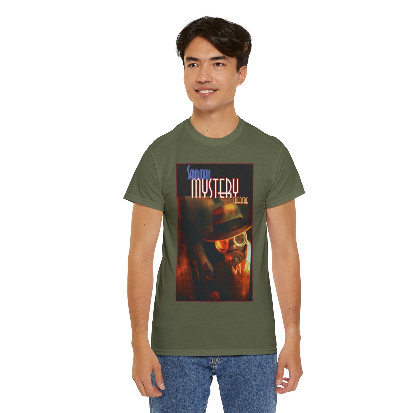 Sandman Mystery Theatre T-Shirt - Wesley Dodds - Popular Vertigo, DC Comics Series from the 1990s