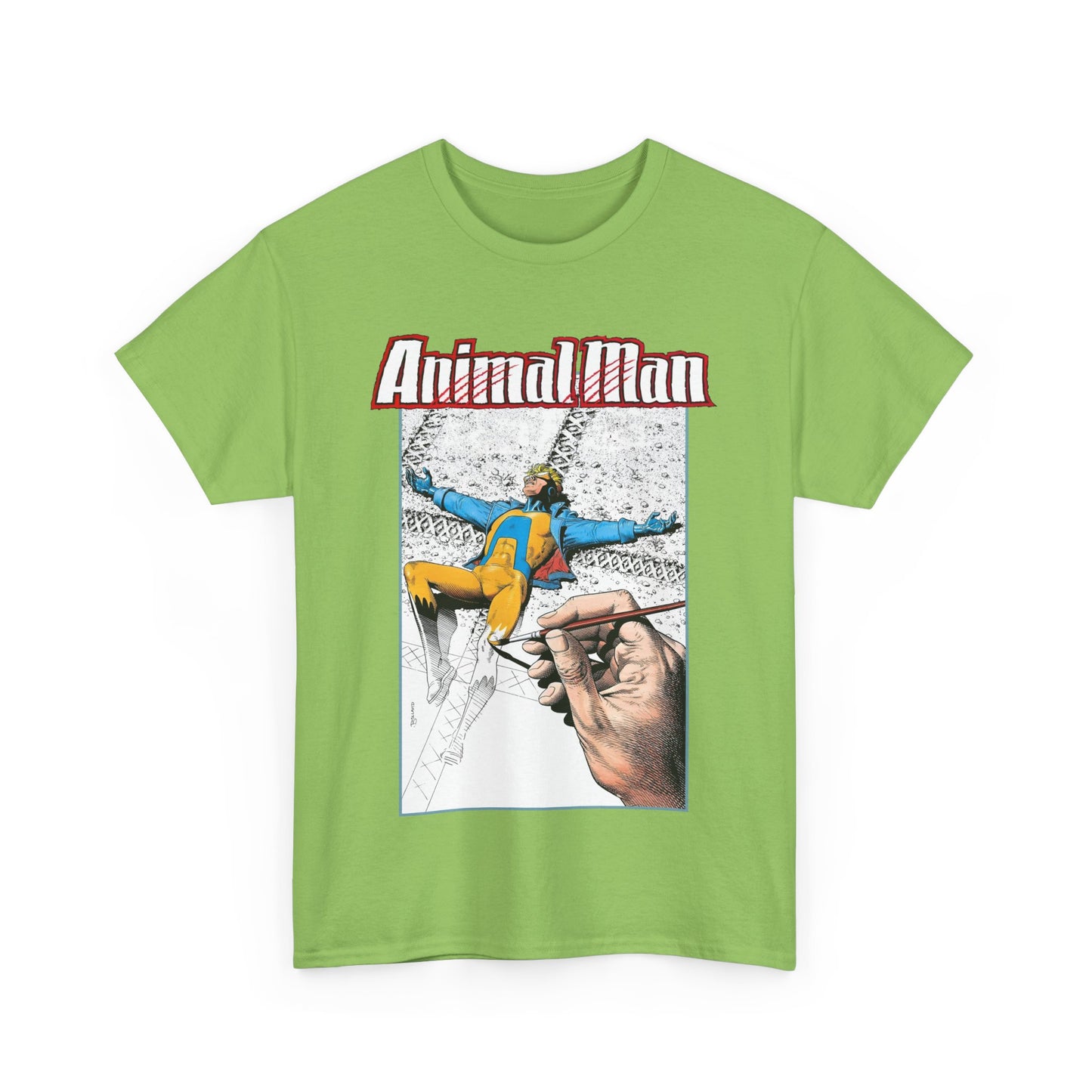 Animal Man T-Shirt - Brian Bolland Art - Buddy Baker - DC Comics, Vertigo Comics 1980s Series - Grant Morrison Stories