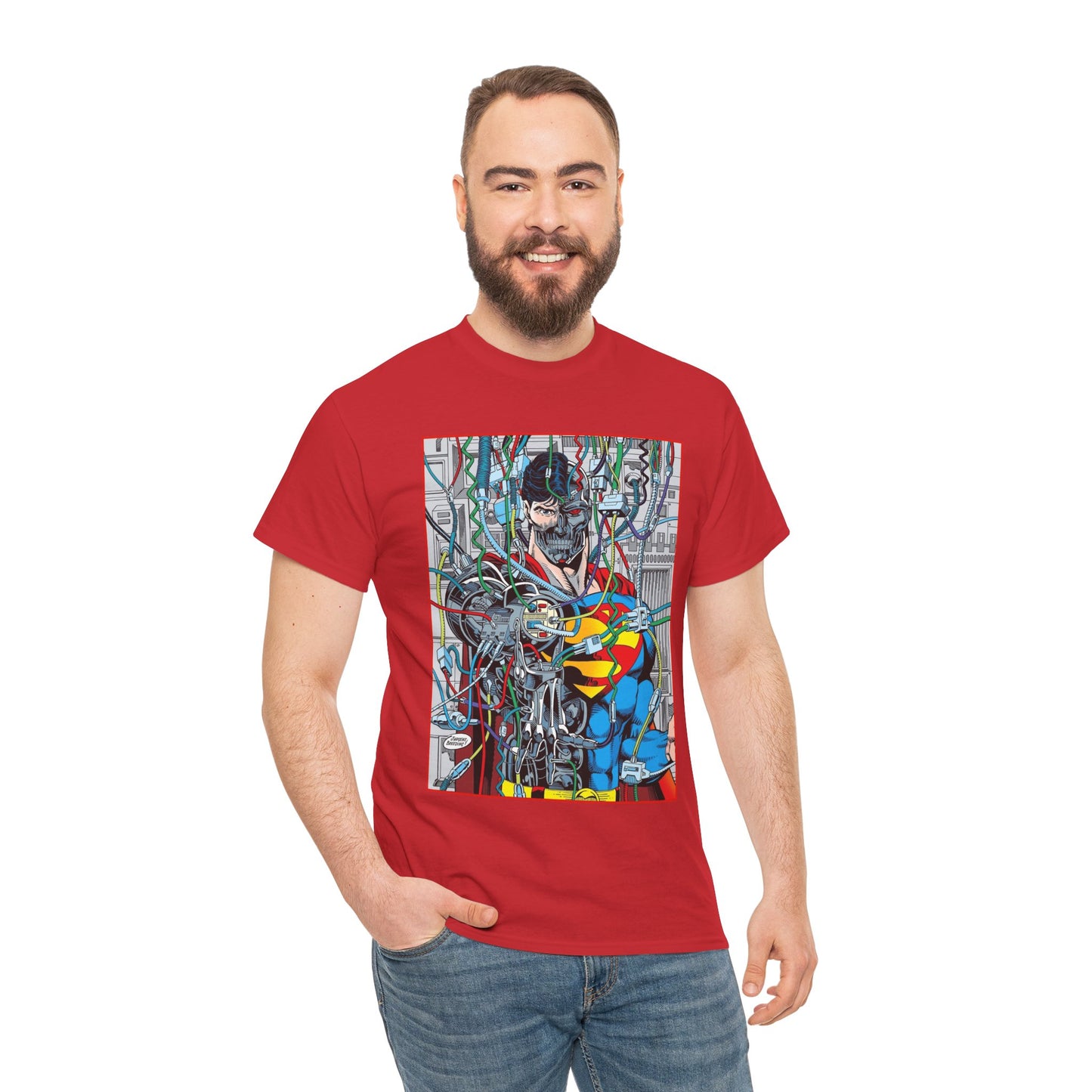 Cyborg Superman T-Shirt - DC Comics - Dan Jurgens Art - Reign of the Supermen - Popular 90s Story