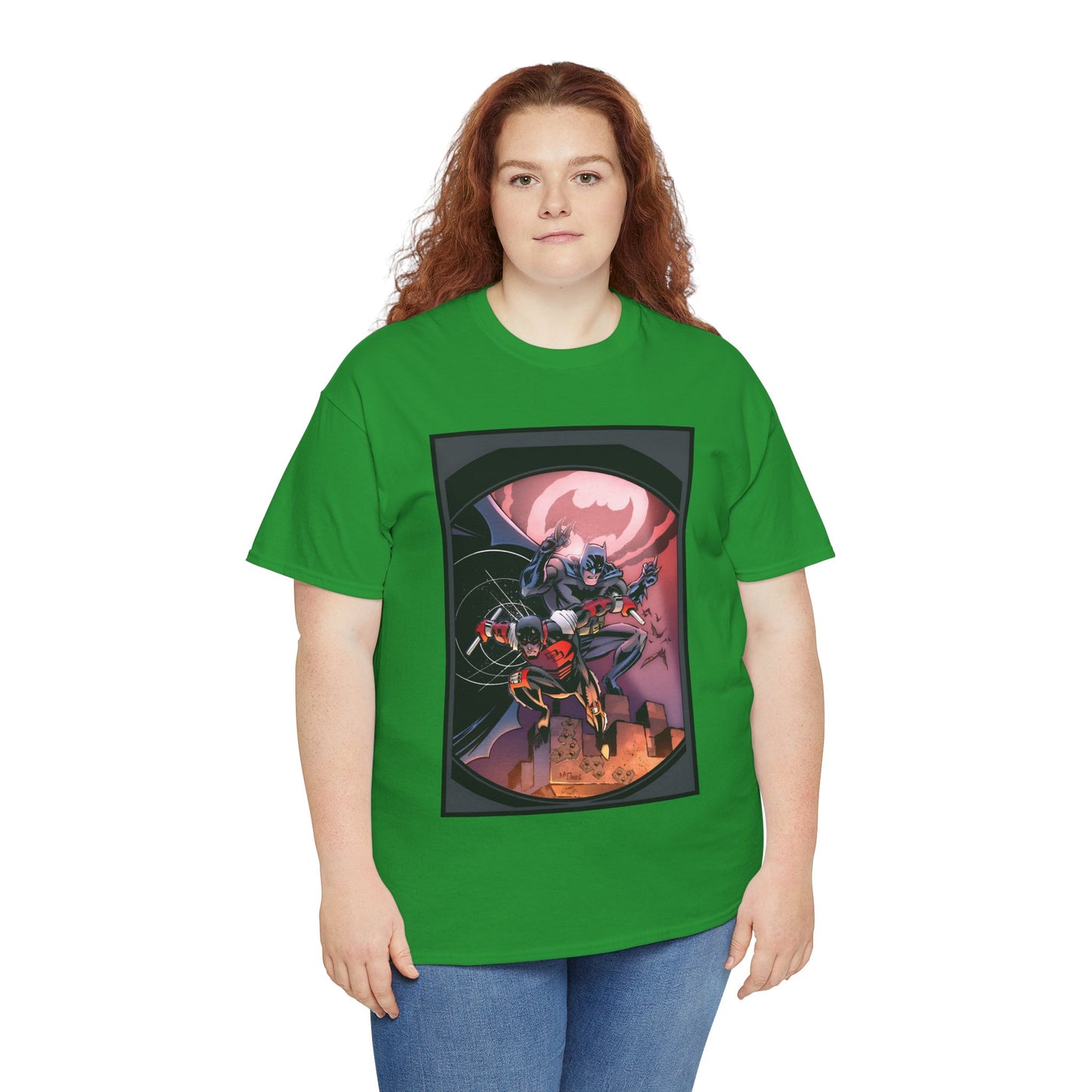 Batman & Daredevil T-Shirt - Scott McDaniel Art - DC Comics & Marvel Comics