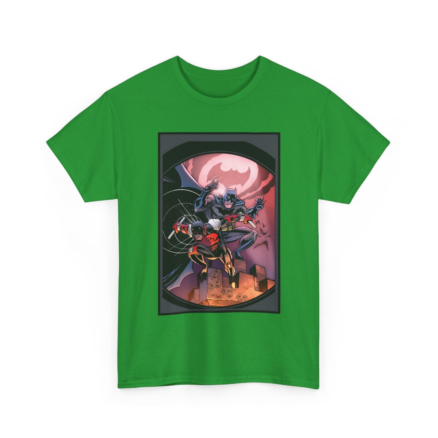 Batman & Daredevil T-Shirt - Scott McDaniel Art - DC Comics & Marvel Comics