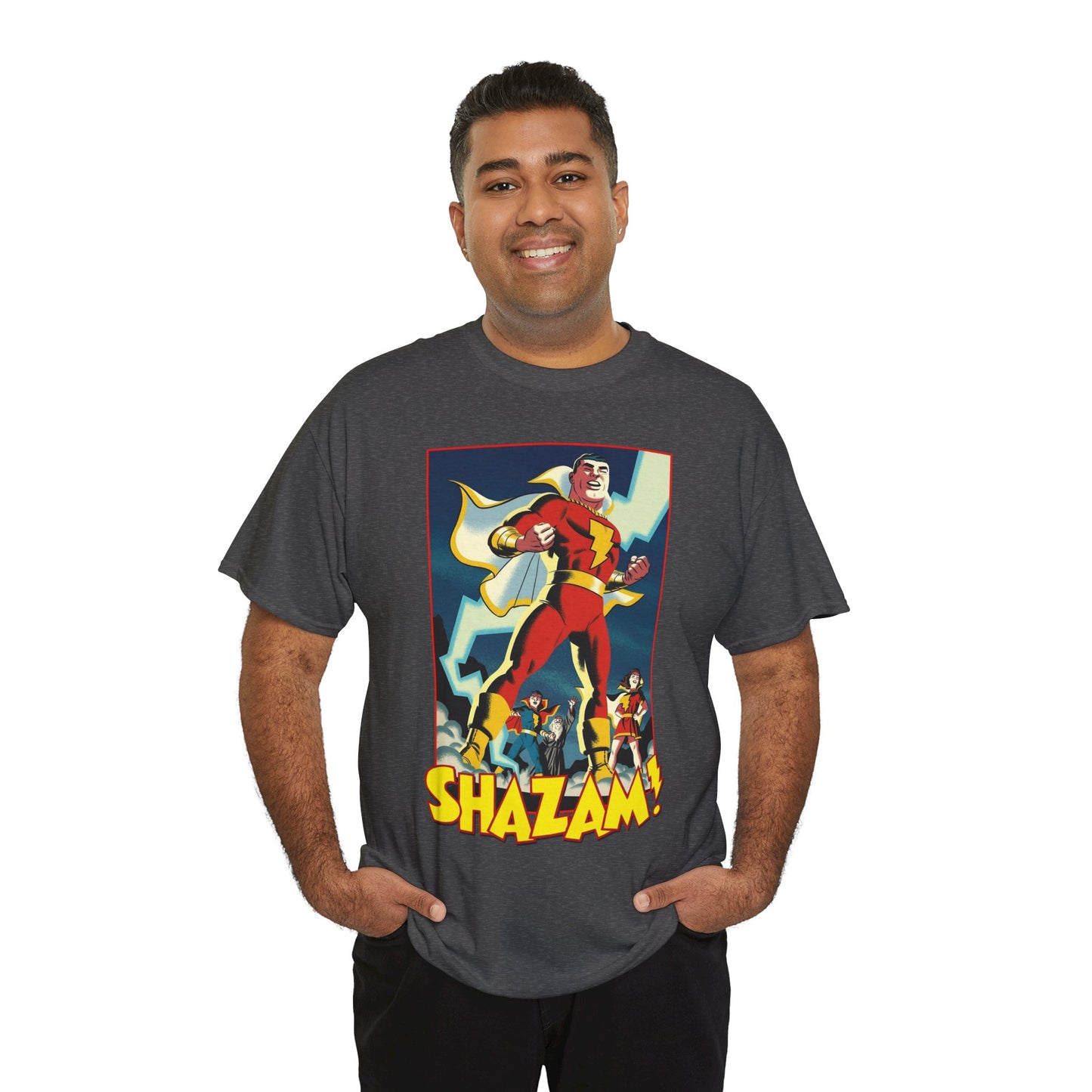 Shazam T-Shirt - Michael Cho Art - Marvel Family - Mary Marvel, Captain Marvel Jr - DC Comics