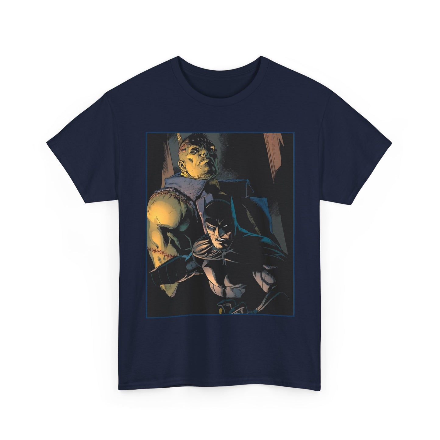 Batman & Frankenstein T-Shirt - Doug Mahnke Art - DC Comics