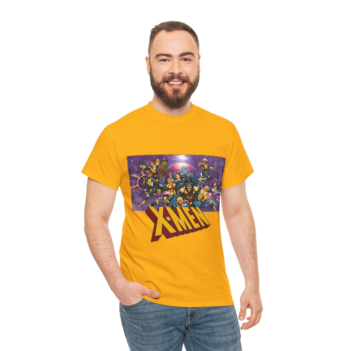 X-Men T-Shirt - Jim Lee Art - Wolverine, Storm, Gambit, Psylocke, Jubilee, Forge, Banshee - Marvel Comics Mutants