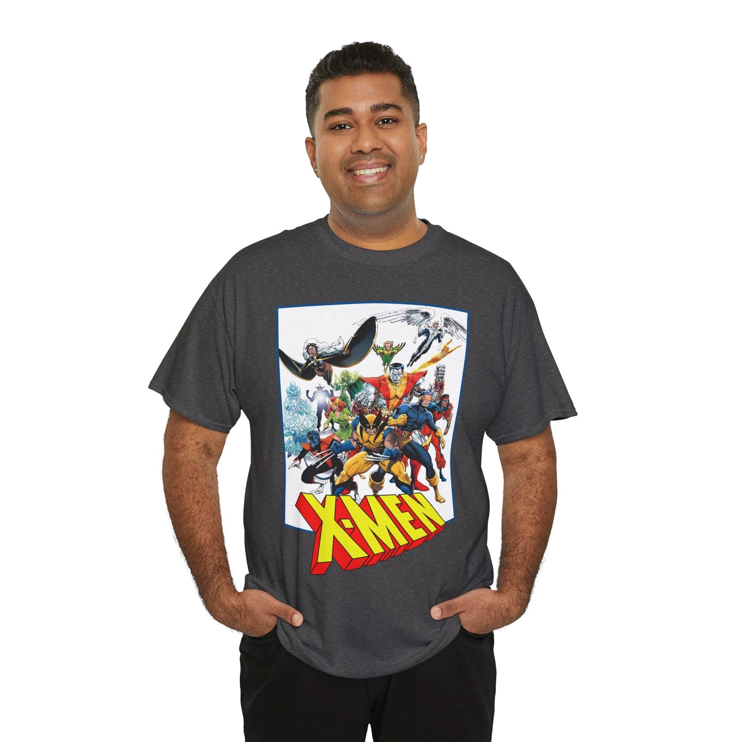 X-Men T-Shirt - Classic Arthur Adams Art - Marvel Comics - Wolverine, Colossus, Storm, Cyclops, Nightcrawler, Iceman