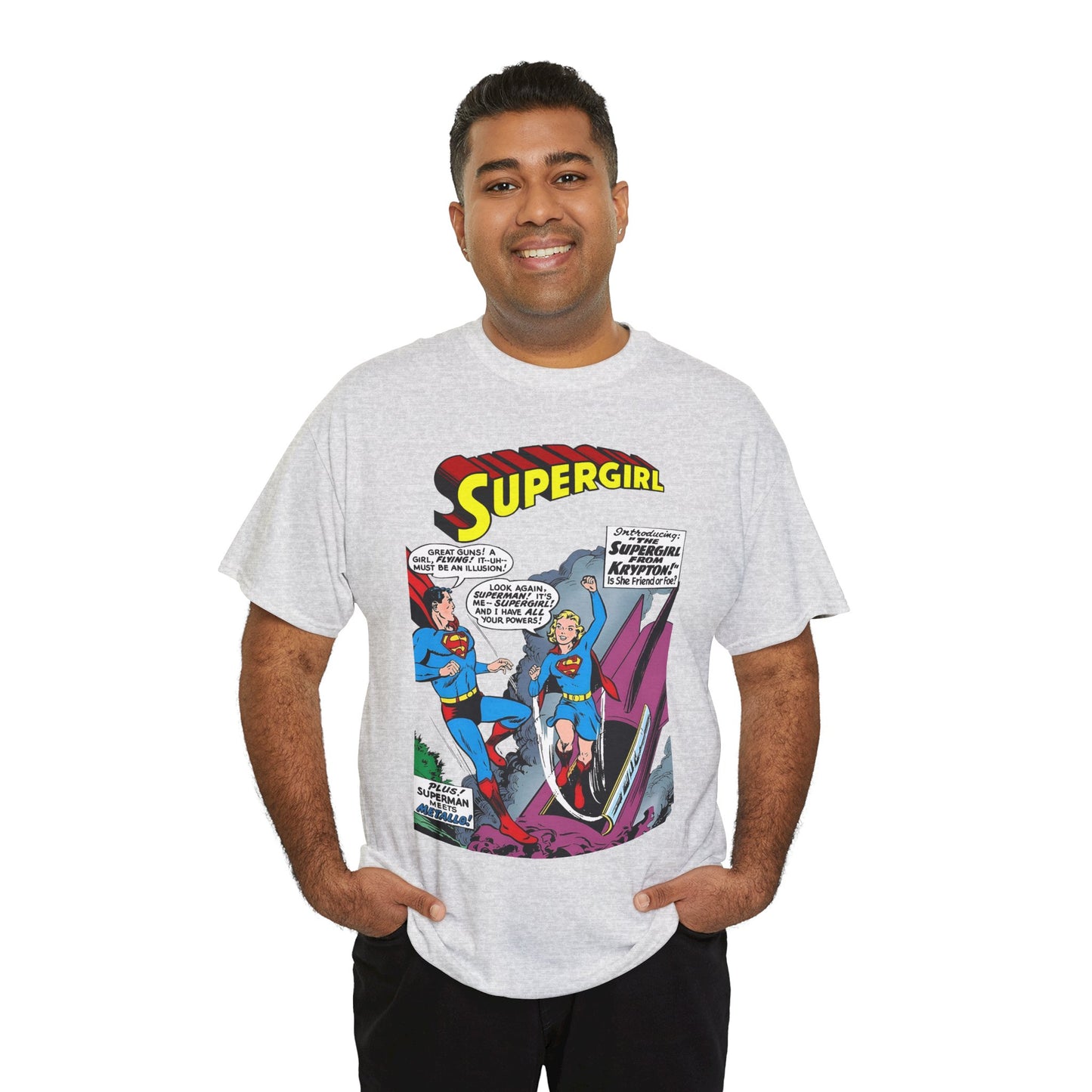 Supergirl T-Shirt - Action Comics #252 - 1st Appearance of Supergirl Cover Art - Kara from Kandor - DC Comics