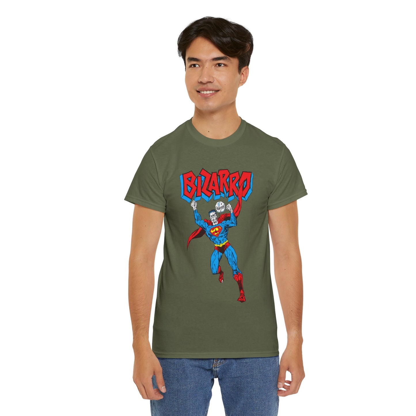 Bizarro T-Shirt - Superman Villain - DC Comics - Bizarro World - Who's Who Art - Silver Age Favourite