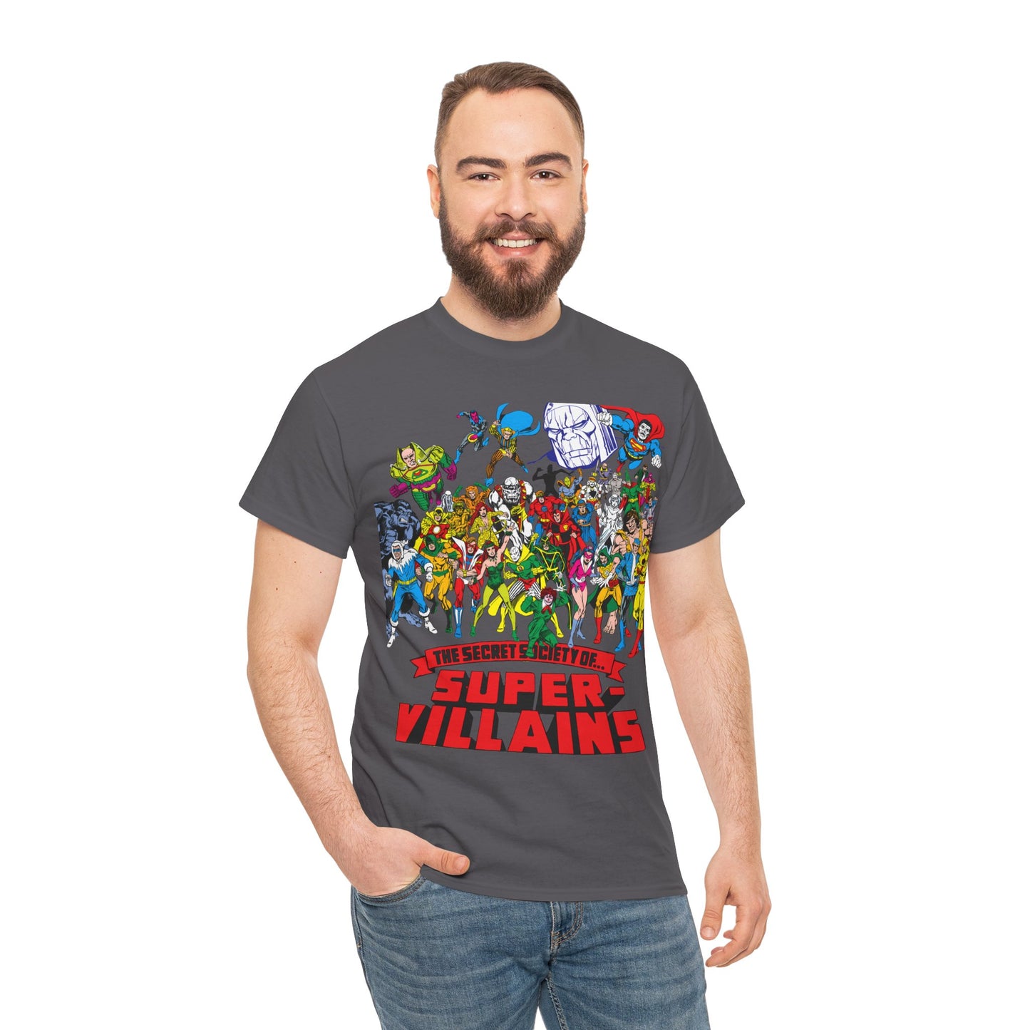 Secret Society of Super-Villains T-Shirt - DC Comics - SSOSV - Luthor, Grodd, Darkseid, Sinestro, Poison Ivy, Mirror Master