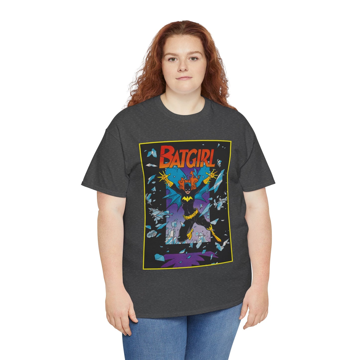 Batgirl T-Shirt - Mike Mignola Art - Barbara Gordon, Gotham City, Bat-Family - 80s Story - DC Comics