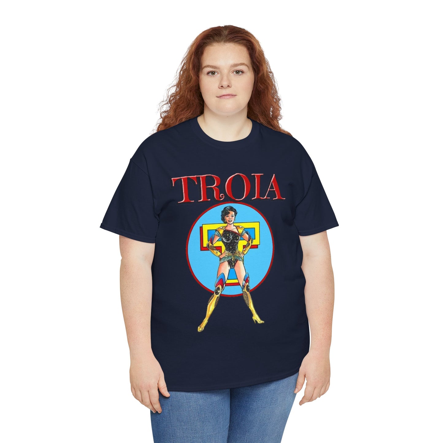 Troia T-Shirt - George Perez Art - New Teen Titans - Donna Troy - Wonder Girl - Greek God Connection - DC Comics