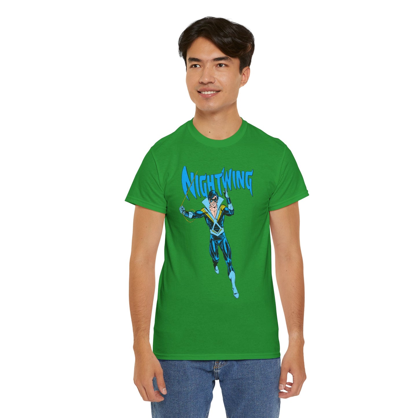 Nightwing T-Shirt - George Perez Art - New Teen Titans, Dick Grayson - DC Comics - Batman's Former Sidekick, Titans Leader
