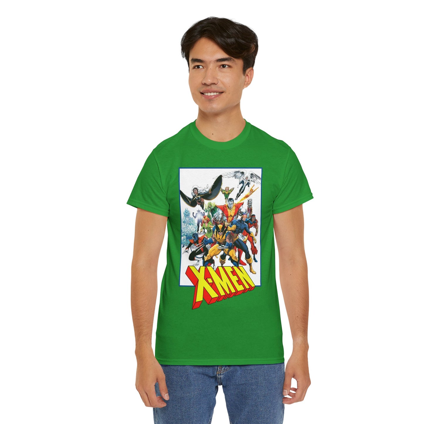 X-Men T-Shirt - Classic Arthur Adams Art - Marvel Comics - Wolverine, Colossus, Storm, Cyclops, Nightcrawler, Iceman