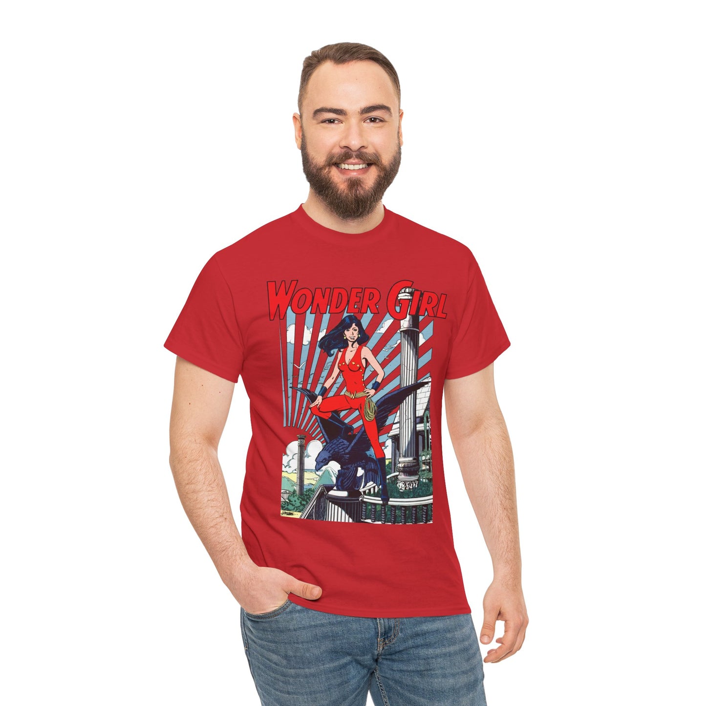 Wonder Girl T-Shirt - George Perez Art - New Teen Titans Member & Leader - Donna Troy, Sister of Wonder Woman - Amazon Warrior - DC Comics