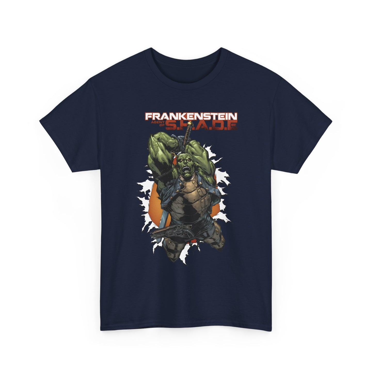 Frankenstein, Agent of SHADE T-Shirt - Alberto Ponticelli Art - New 52 Series - DC Comics
