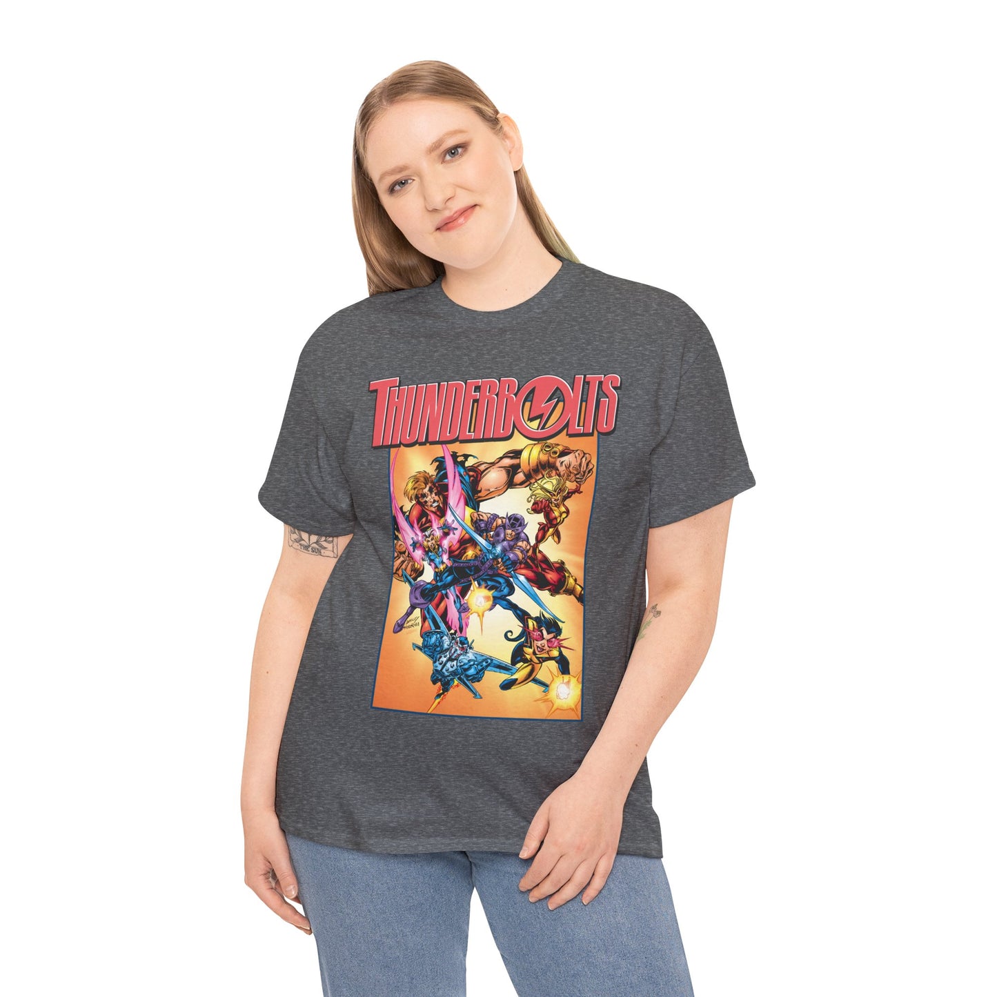 Thunderbolts T-Shirt - Mark Bagley Art - Hawkeye, Songbird - Marvel Comics - Avengers Connection