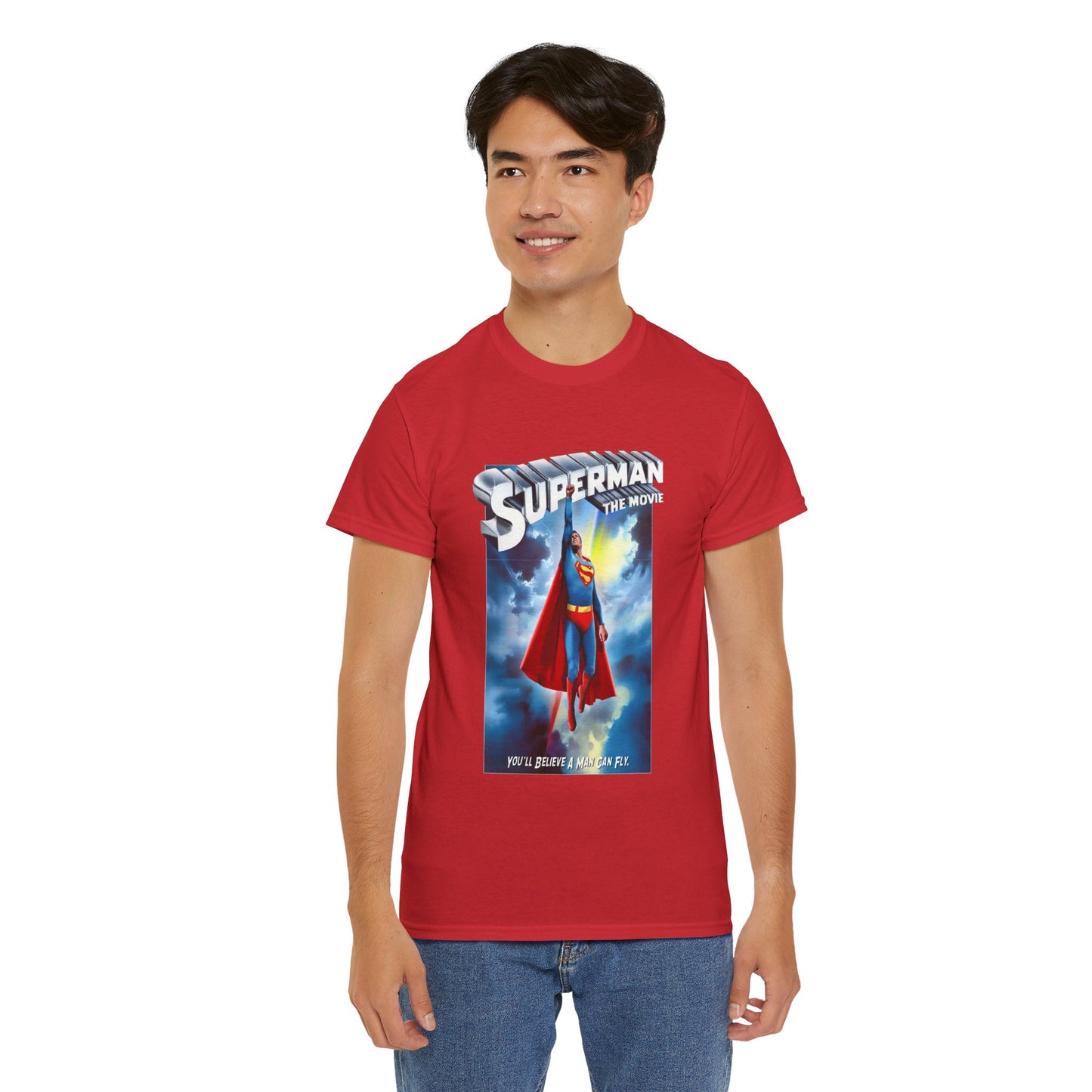 Superman The Movie T-Shirt - DC Comics - Man of Steel - Christopher Reeve 1978