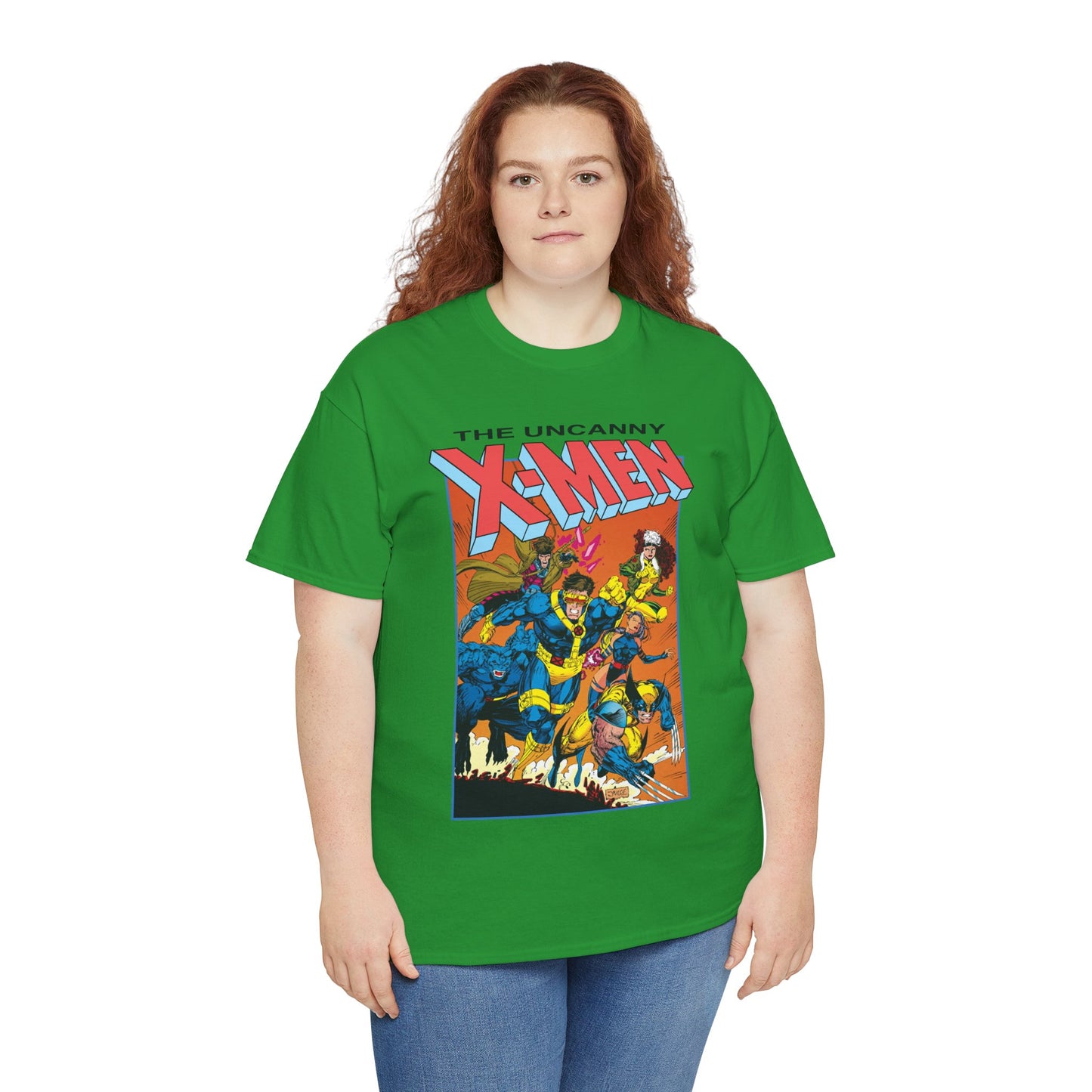 Uncanny X-Men T-Shirt - Jim Lee Art - Cyclops, Wolverine, Gambit, Rogue, Psylocke, Beast - Marvel Comics Mutants