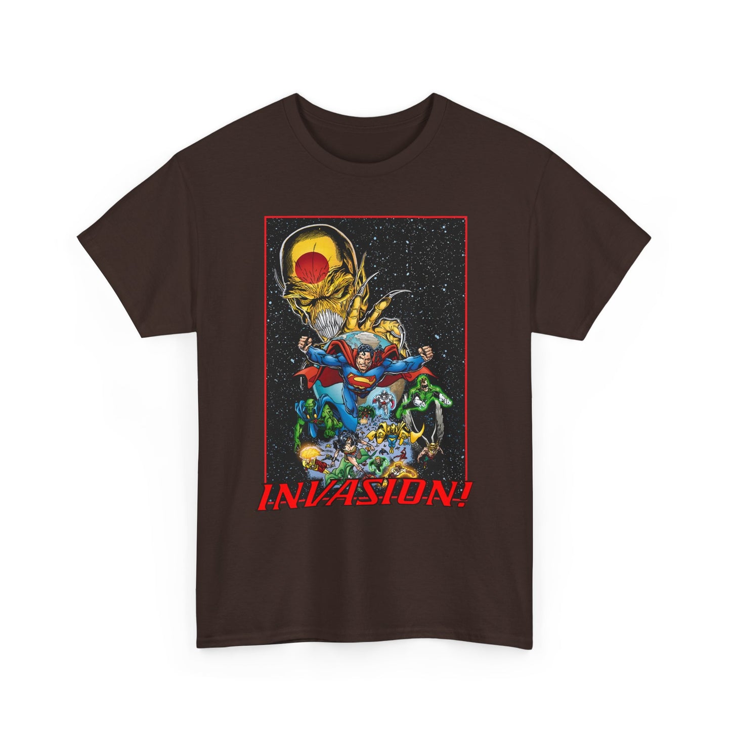 Invasion T-Shirt - Bart Sears Art - DC Comics