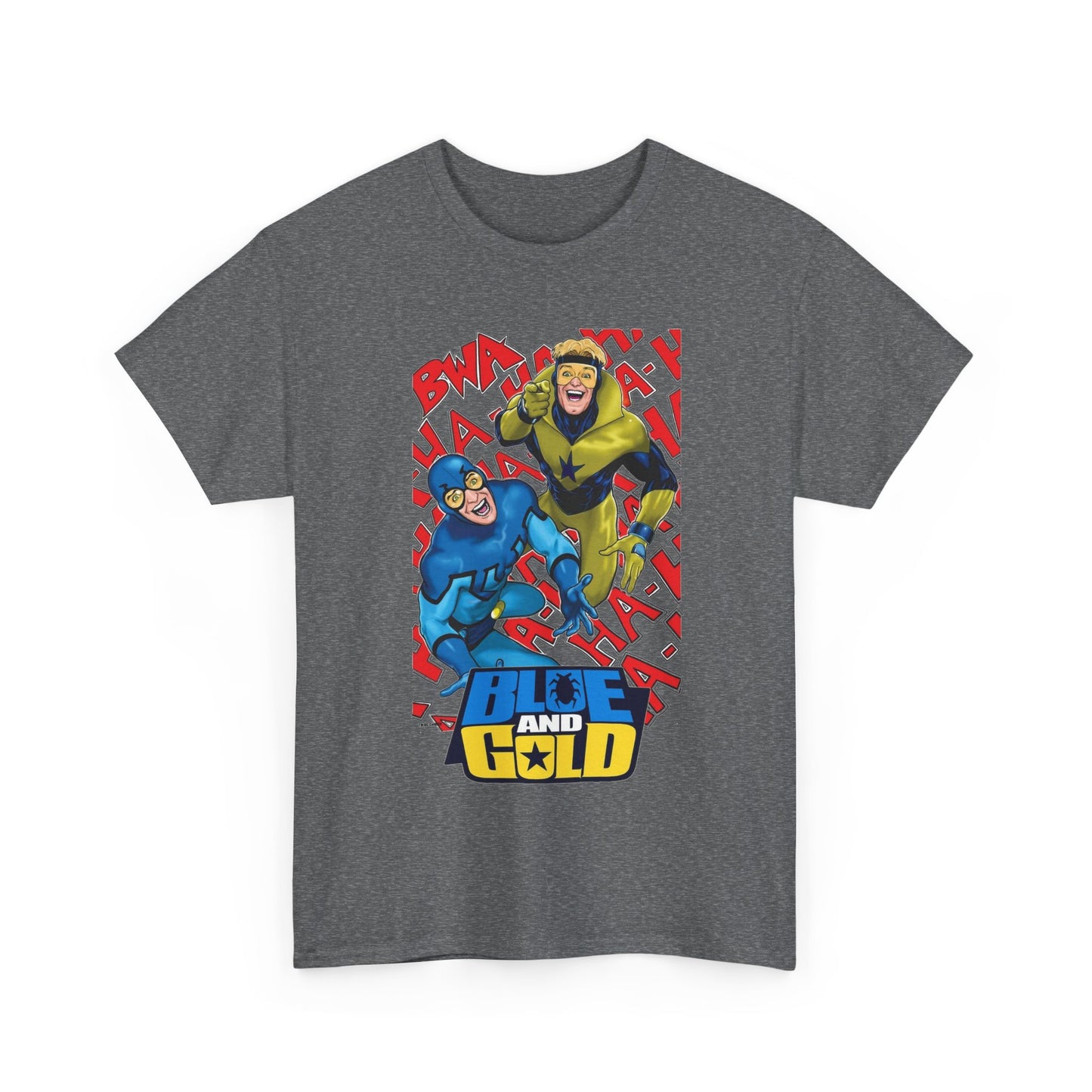 Booster Gold & Blue Beetle T-Shirt - DC Comics - Justice League International Members - Ted Kord