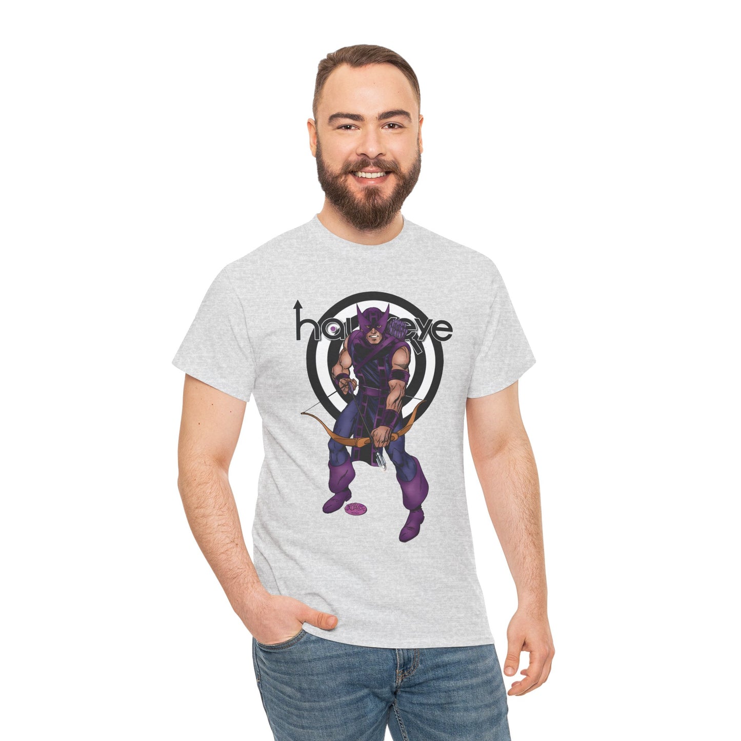 Hawkeye T-Shirt - John Byrne Art - Clint Barton, Avengers Leader & Member - Marvel's Ultimate Archer - Marvel Comics