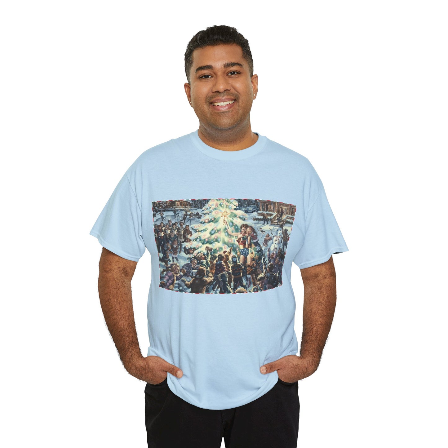 Wonder Woman Christmas T-Shirt - Steve Rude Art - DC Comics
