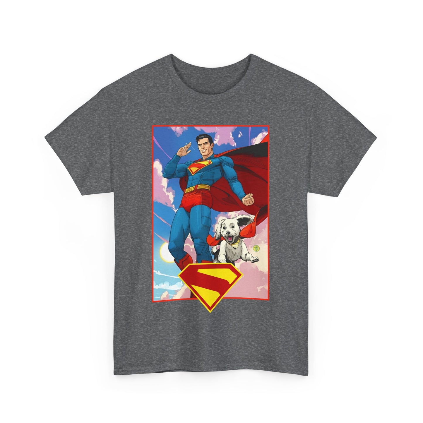 Superman & Krypto T-Shirt - DC Comics - New James Gunn Movie 2025 - Dan Mora Art - Man of Steel