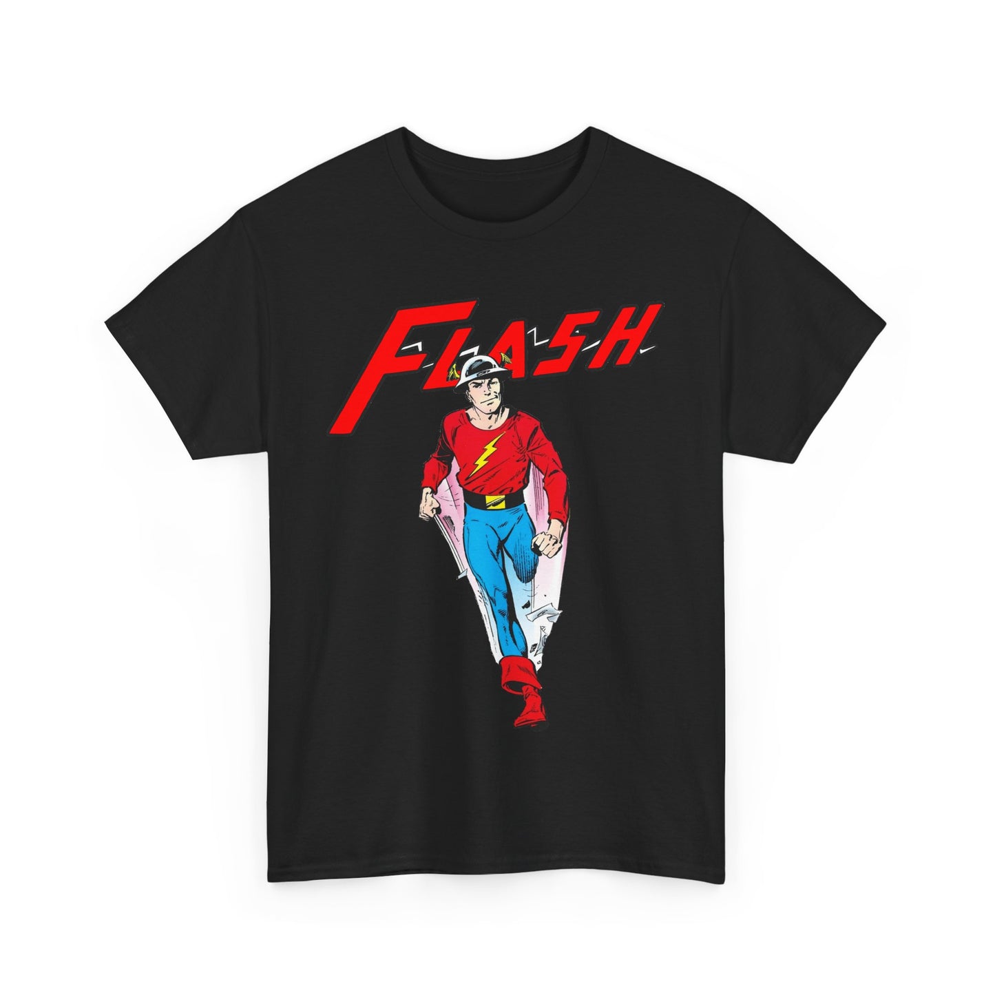 Golden Age Flash T-Shirt - John Byrne Art - Justice Society/JSA Member - Jay Garrick - Speedster