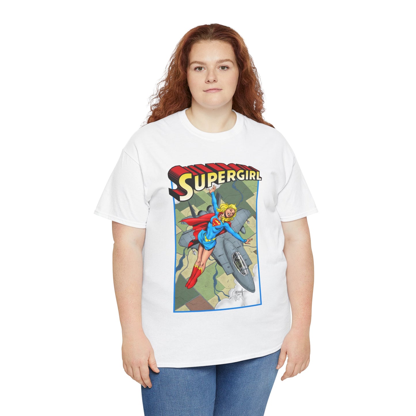 Supergirl T-Shirt - Tom Grummett Art - Kara from Argo City, Superman's Cousin - The Maid of Might - DC Comics