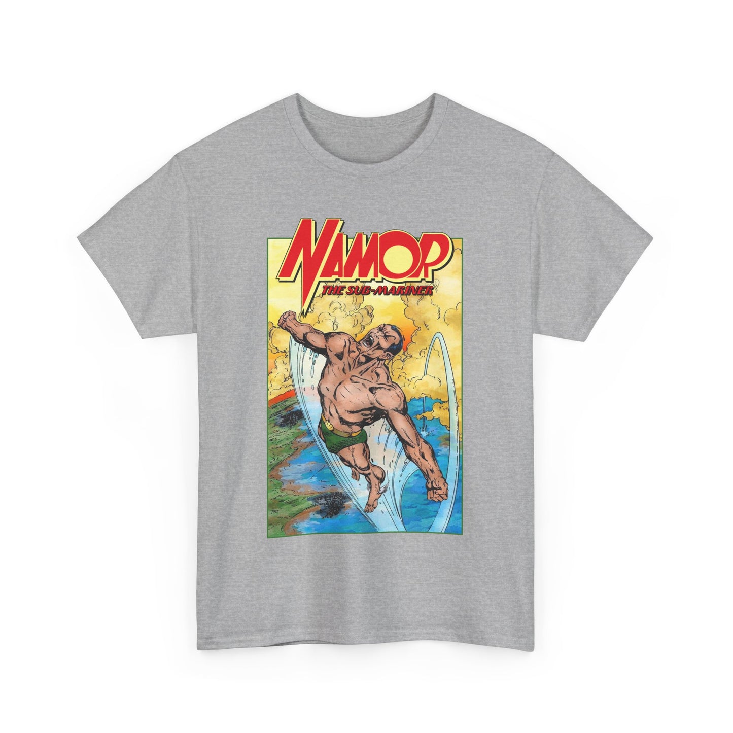 Namor T-Shirt - John Byrne Art - The Sub-Mariner - Marvel Comics 1980s Series - King of Atlantis