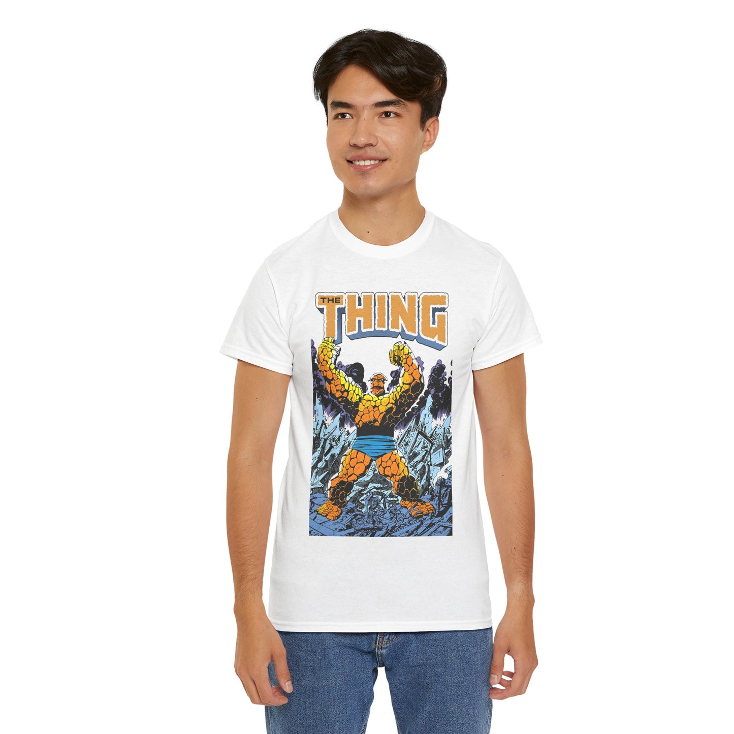 The Thing T-Shirt - John Byrne Art - Fantastic Four - Marvel Comics - Ben Grimm