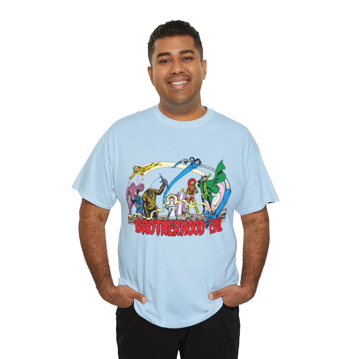 Brotherhood of Evil T-Shirt - George Perez Art - New Teen Titans, Doom Patrol - DC Comics - Madame Rouge, Phobia