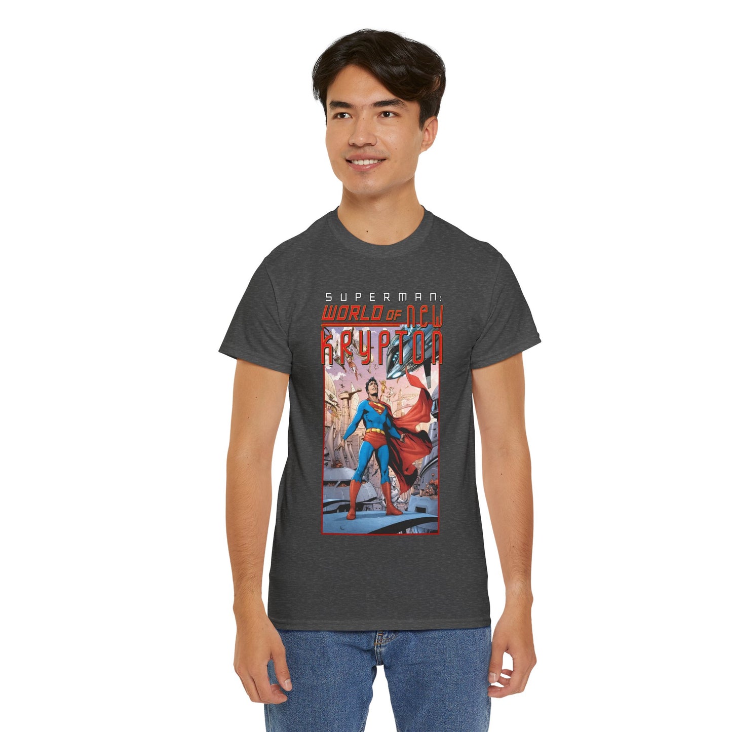 Superman World of New Krypton T-Shirt - Gary Frank Art - Popular DC Comics Storyline - Kal-El