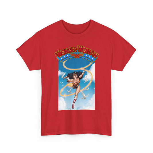 Wonder Woman T-Shirt - George Perez Art - Post-Crisis 1980s Retro Graphic - Themyscira - DC Comics