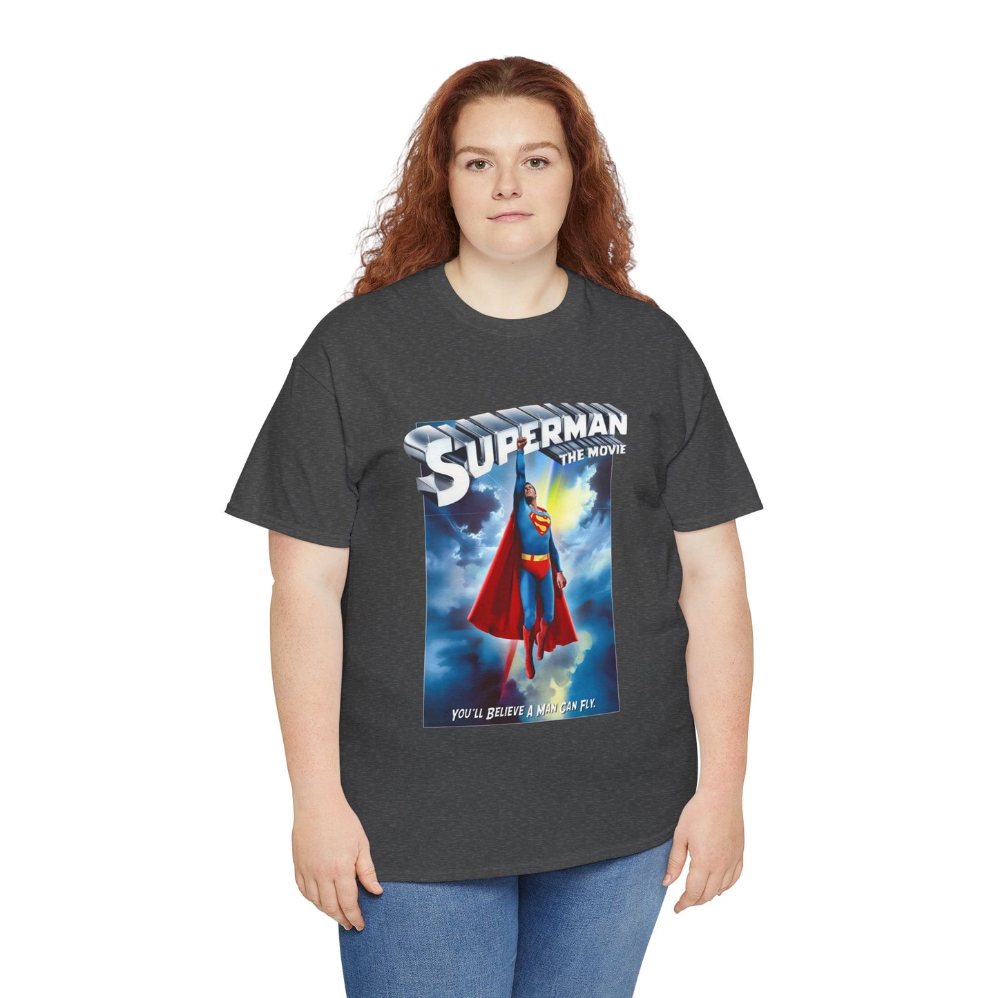 Superman The Movie T-Shirt - DC Comics - Man of Steel - Christopher Reeve 1978